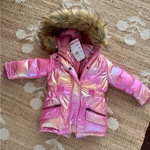 2t NWT appaman pink Iridescent Kids Winter Coat